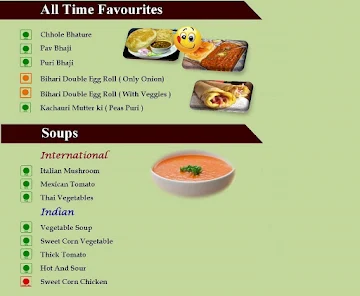 Bharti's Cafe Sattu Bangs on menu 