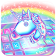 Thème de clavier Laser Unicorn icon