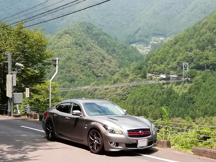 フーガの高台から景色をバックに撮りました・過去画・コロナウィルスに負けるな‼️・葛城市、御所市、十津川村、明日香村、桜井市に関するカスタム事例の投稿画像13枚目
