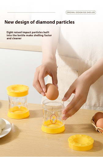Title 2, Hand-cranked Cooked Egg Shell Remover Effortles...