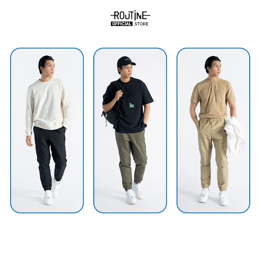 Quần Jogger Kaki Form Jogger - Routine 10F22PJO004