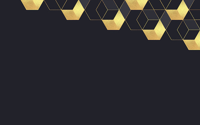 Gold Geometric chrome extension