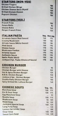 Junkyard Food Eatery menu 1