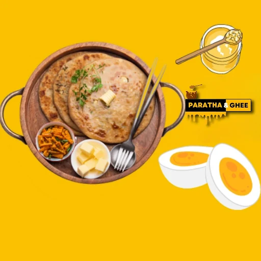Egg Paratha [Desi Ghee]