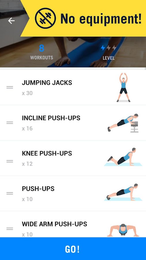 5 Day Home Workout - No Equipment App Download For Pc for Gym