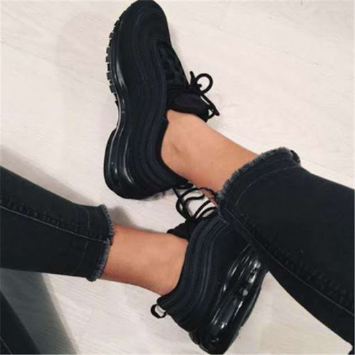 Title 3, Air cushion flat bottom flats with thick sole a...