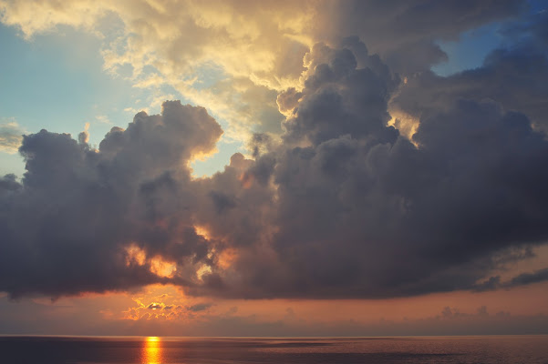 tramonto con nubi di Cigo