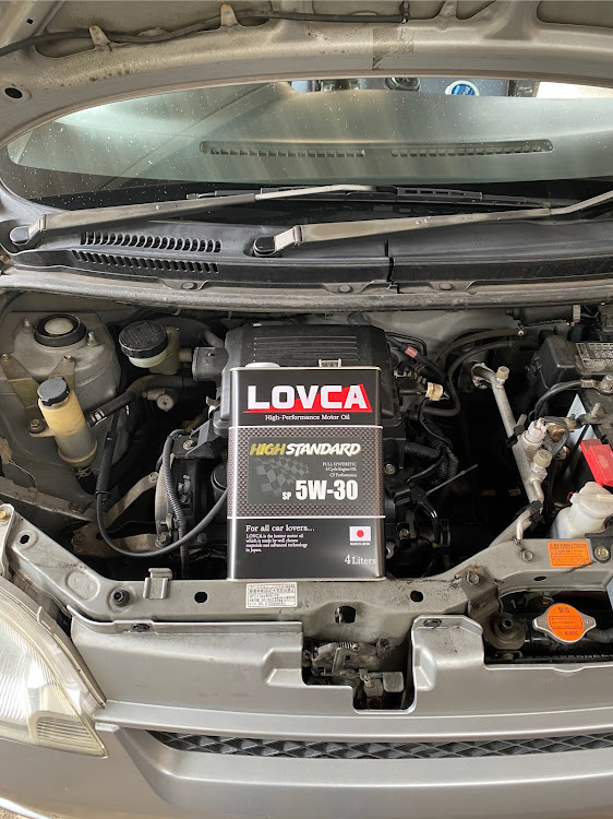 ミラのl250v・ミラバン・オイル交換・Lavcaオイル・ラブカオイルに関するカスタム事例の投稿画像1枚目