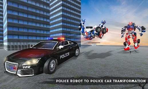 US Police Robot Transport Truck Driving Games Screenshot