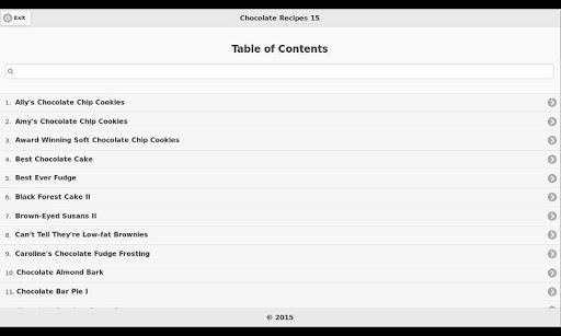 Chocolate Recipes 15