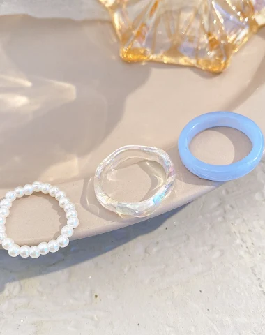 Anillos de resina sencillos y creat - 2
