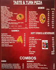 Taste & Turn Pizza menu 1