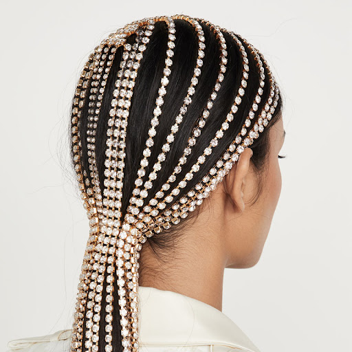 Title 3, Fashionable full-studded crystal headband for w...