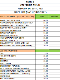 Amri Cafeteria menu 5