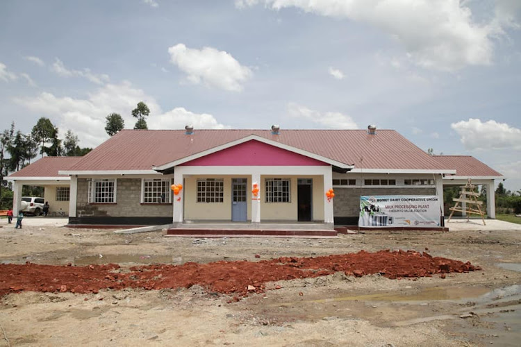 New Chebunyo processing plant in Chepalungu, Bomet county.