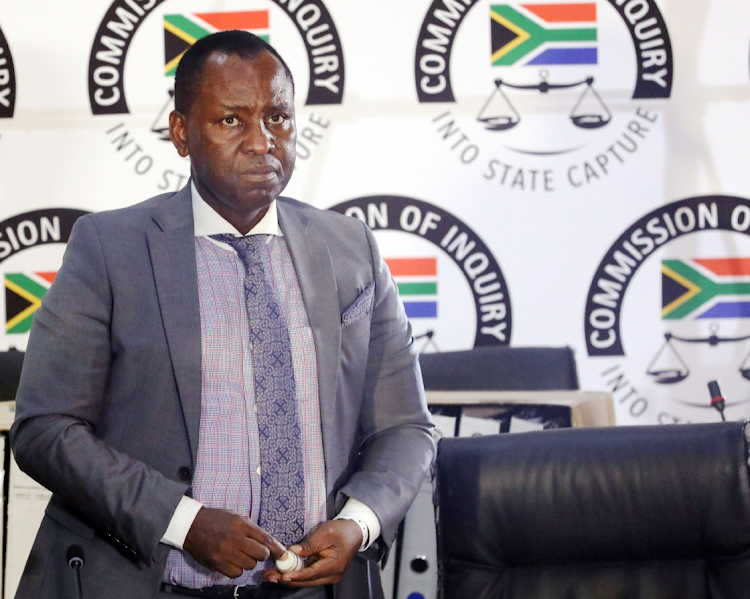 Ex-mineral resources minister Mosebenzi Zwane testifying at the state capture inquiry. File photo.