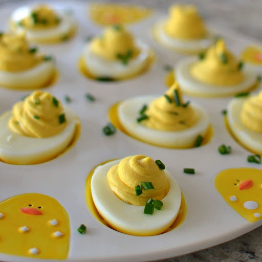 Classic Deviled Eggs are the most delicious accompaniment for your Easter meal, brunch, barbecue or potluck. This recipe is a family favorite and it includes helpful hints on getting those hard boiled eggs just perfect for peeling.