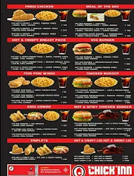 Chick Inn menu 1