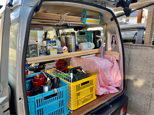 エブリイバン のdiy 棚制作 作業車仕様に関するカスタム メンテナンスの投稿画像 車のカスタム情報はcartune