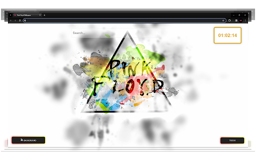 Nouvel onglet Pink Floyd, Fonds d&#39;écran HD Chrome browser