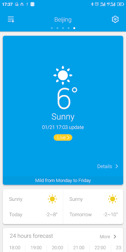 Screenshot Weather live