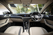 Spacious interior is comprehensively equipped. 