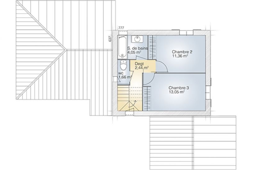  Vente Terrain + Maison - Terrain : 675m² - Maison : 105m² à Murviel-lès-Béziers (34490) 