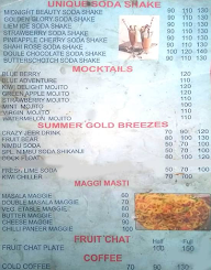 Classic Juice Shakes & Mocktails menu 1