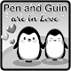 Download Pen and Guin are In Love Theme For PC Windows and Mac 1.1.1