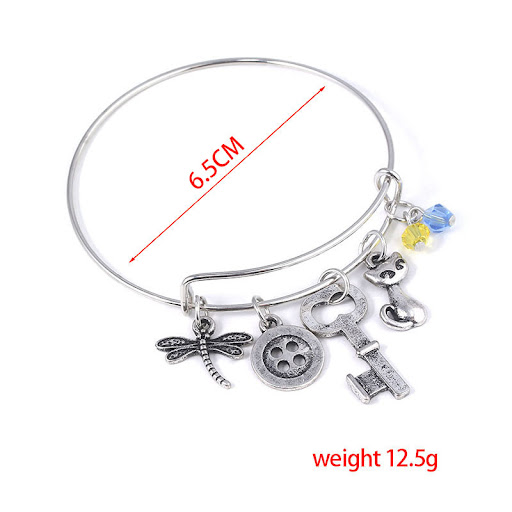 Title 5, Retro Element Butterfly Cat Key Accessories Bra...