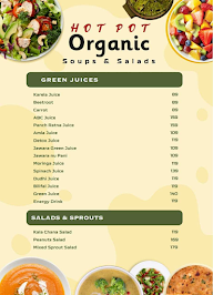 Hot Pot Organic Soups & Salads menu 1
