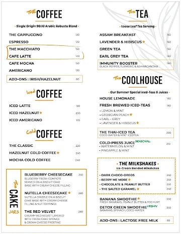 Cibo menu 