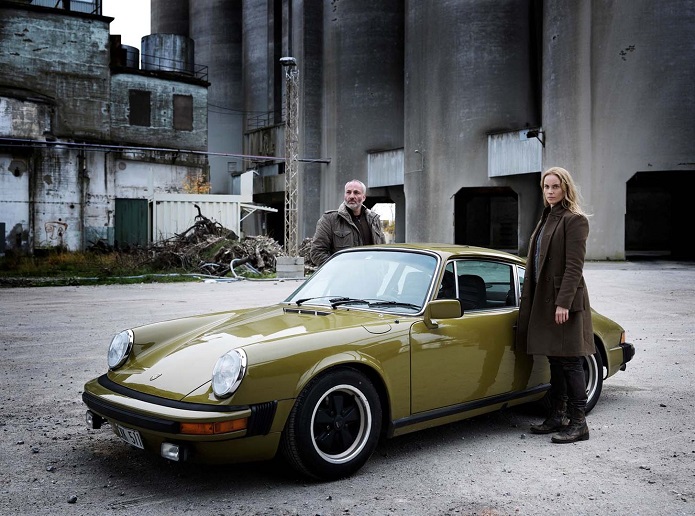 nordic noir Bron / Broen Kim Bodnia, Sofia Helin