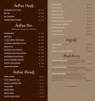 The Indian Aroma menu 3