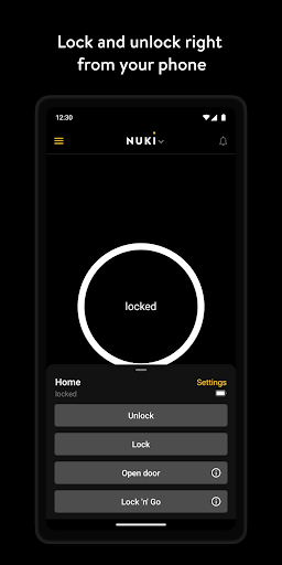 Screenshot Nuki Smart Lock