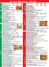 Star One Pizza menu 1