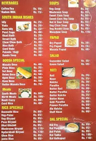 Sri Sai Grand menu 1