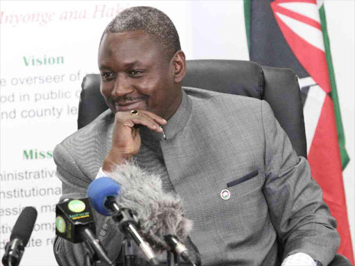 CAJ chairman Otiende Amollo./FILE