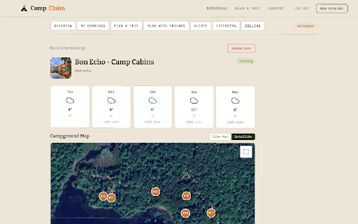 CampClaim screenshot 2