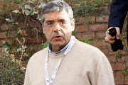 Former prisoner and former Italian Senator Salvatore Cuffaro is seen during Pope Benedict XVI's pastoral visit to Rome's Rebibbia prison December 18, 2011.  Cuffaro was arrested in January 2011 and served a seven year sentence for aiding and abetting the Mafia.