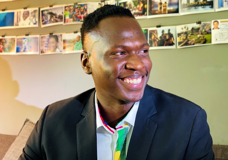 Kenyan actor Brian Ogolla, starring in Poacher, a movie to be broadcast on Netflix, in Nairobi, Kenya September 29 2020. Picture: REUTERS/JACKSON NJEHIA