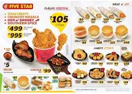 Five Star Chicken menu 1