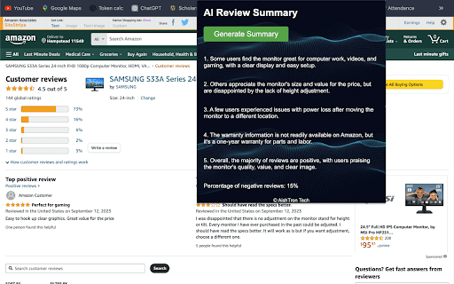 ReviewGPT - AI Summarizes Product-Reviews