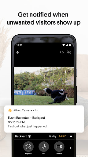 AlfredCamera Home Security app screenshot #5