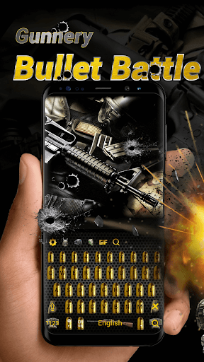 Gunnery Bullet Battle Keyboard Theme