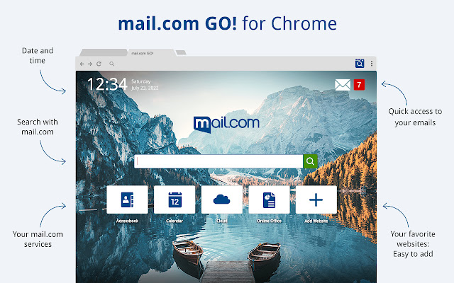 mail.com Go! for Chrome chrome extension