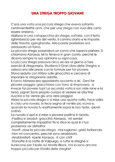 Anteprima della prima pagina: Una strega troppo giovane