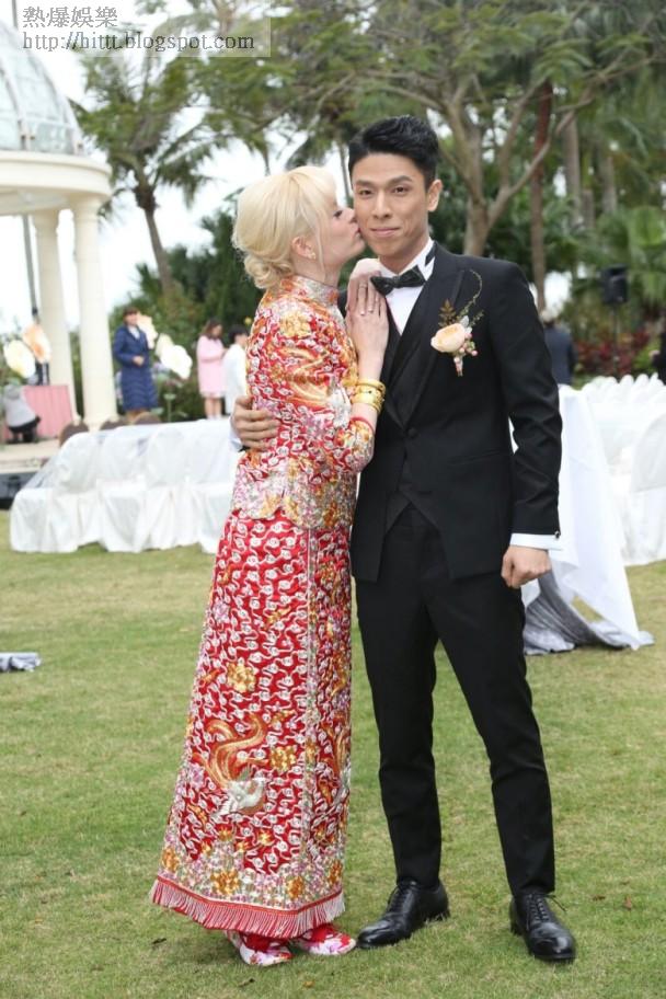 熱爆娛樂 陳明恩結婚 陳明恩傳統裙掛出嫁老公爆奶奶恨抱孫 陳明恩
