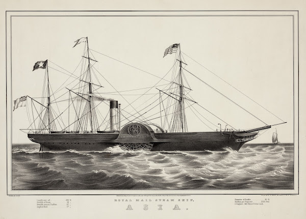 Royal mail steam ship Asia 1851