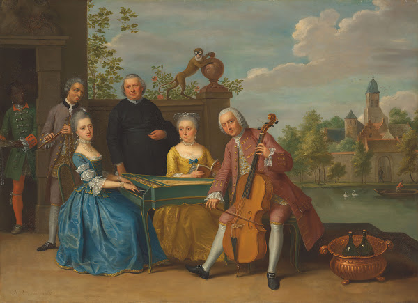 An elegant company traditionally identified as the wedding of Jacob Johannes Cre